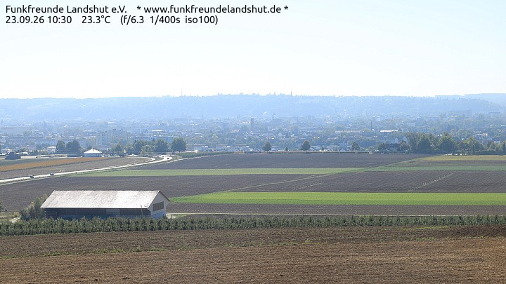 Archiv Foto Webcam Blick auf Landshut in Niederbayern