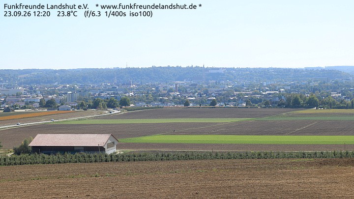 Archiv Foto Webcam Blick auf Landshut in Niederbayern