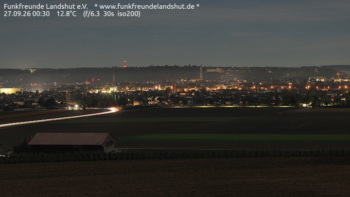 Archiv Foto Webcam Blick auf Landshut in Niederbayern
