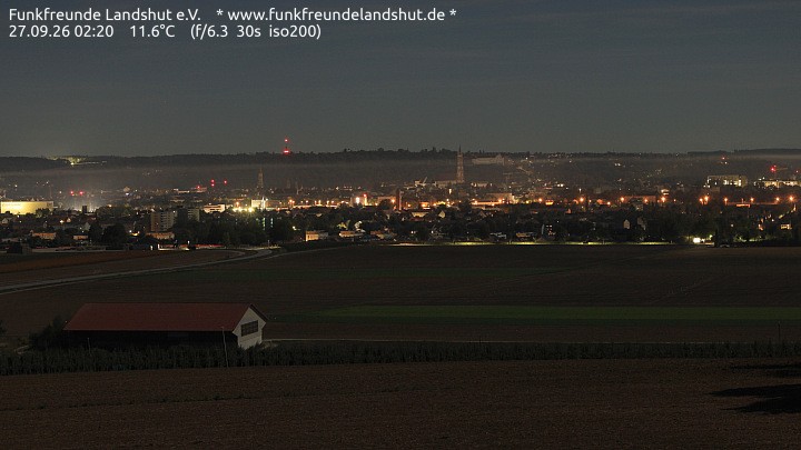 Archiv Foto Webcam Blick auf Landshut in Niederbayern