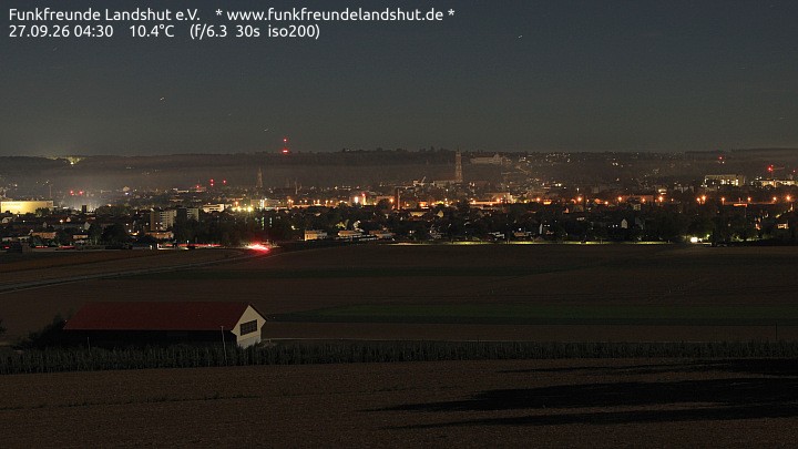 Archiv Foto Webcam Blick auf Landshut in Niederbayern