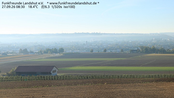 Archiv Foto Webcam Blick auf Landshut in Niederbayern