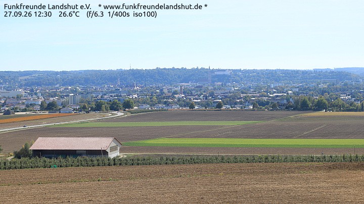 Archiv Foto Webcam Blick auf Landshut in Niederbayern