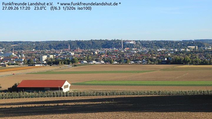 Archiv Foto Webcam Blick auf Landshut in Niederbayern