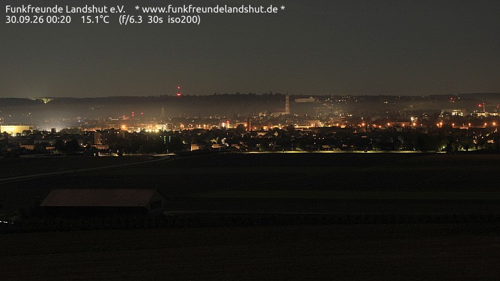 Archiv Foto Webcam Blick auf Landshut in Niederbayern