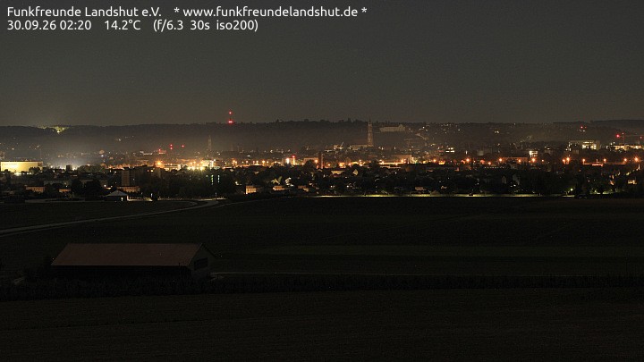 Archiv Foto Webcam Blick auf Landshut in Niederbayern