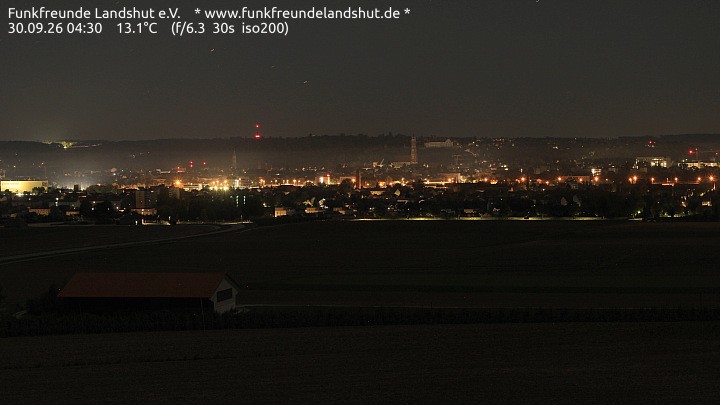 Archiv Foto Webcam Blick auf Landshut in Niederbayern
