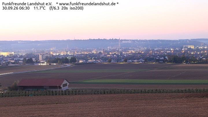 Archiv Foto Webcam Blick auf Landshut in Niederbayern