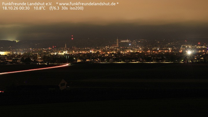 Archiv Foto Webcam Blick auf Landshut in Niederbayern