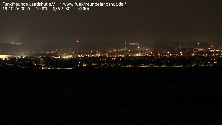 Archiv Foto Webcam Blick auf Landshut in Niederbayern