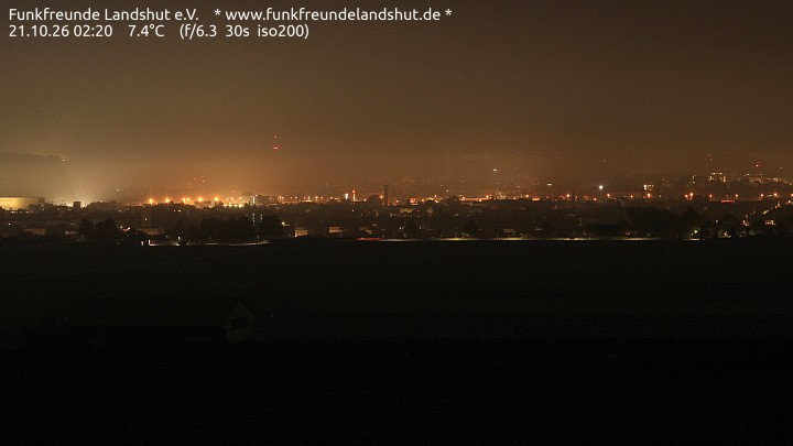 Archiv Foto Webcam Blick auf Landshut in Niederbayern