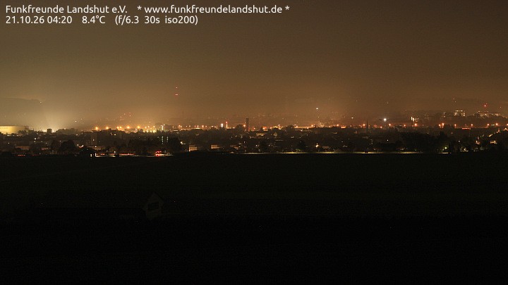 Archiv Foto Webcam Blick auf Landshut in Niederbayern