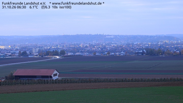 Archiv Foto Webcam Blick auf Landshut in Niederbayern