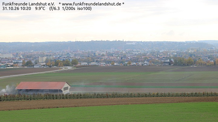 Archiv Foto Webcam Blick auf Landshut in Niederbayern