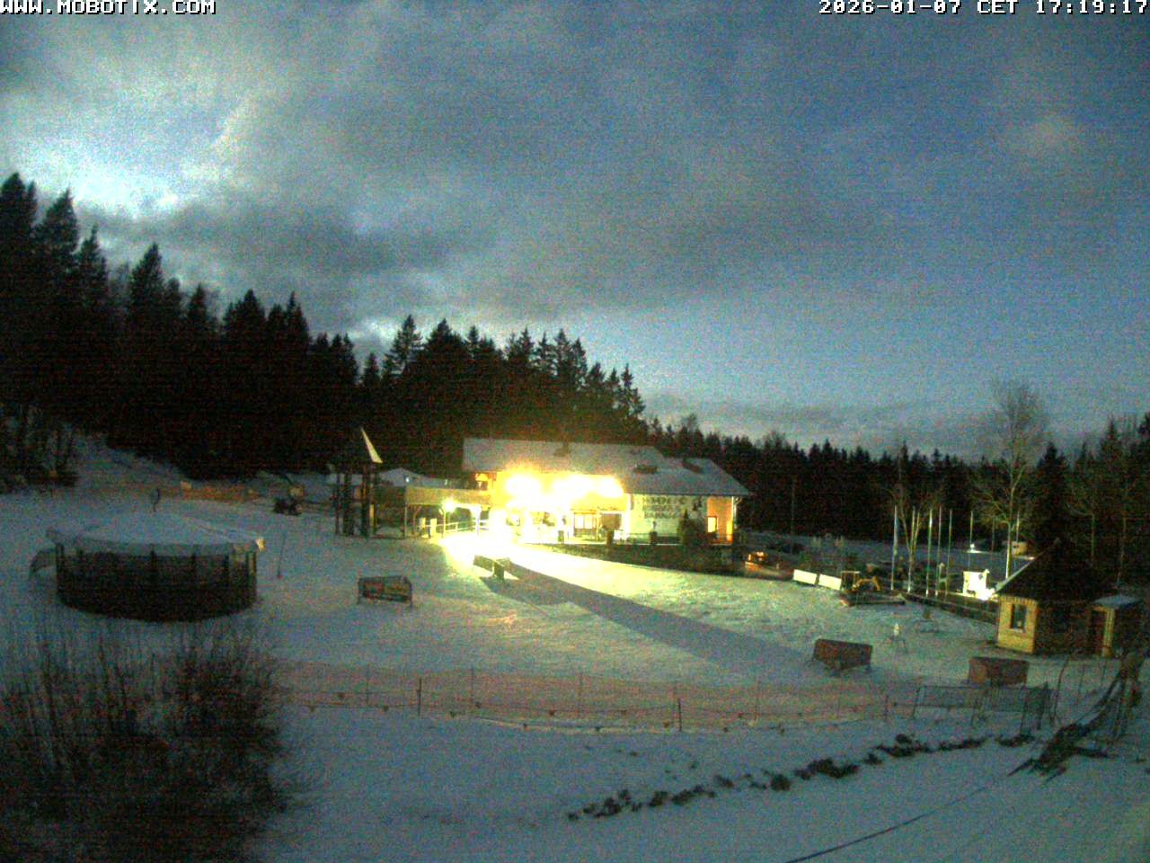 Archiv Foto Webcam Blick zur Talstation am Hohenbogen