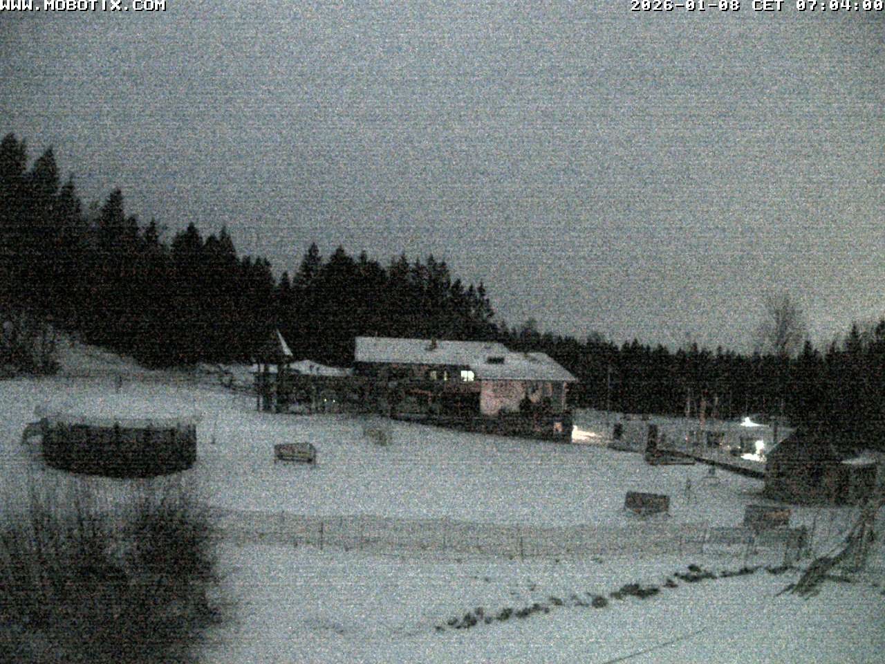 Archiv Foto Webcam Blick zur Talstation am Hohenbogen