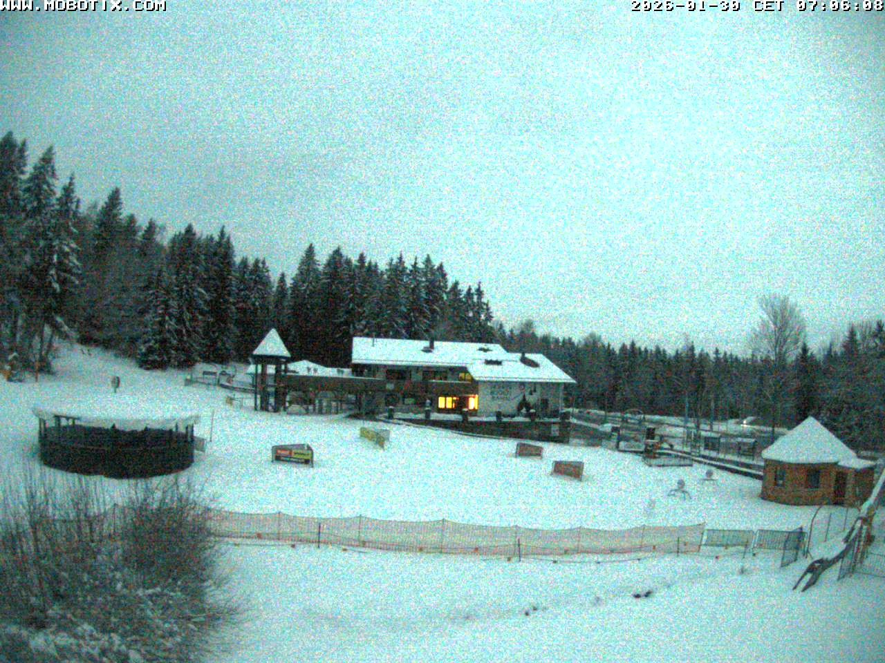 Archiv Foto Webcam Blick zur Talstation am Hohenbogen