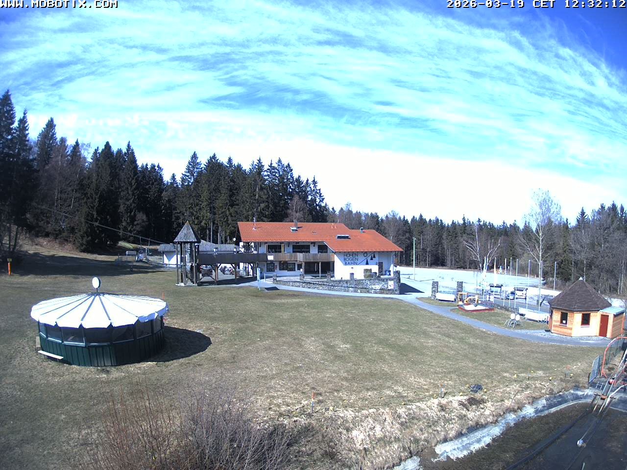 Archiv Foto Webcam Blick zur Talstation am Hohenbogen
