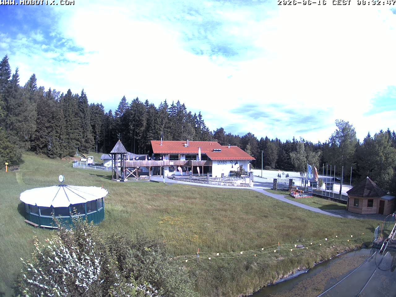 Archiv Foto Webcam Blick zur Talstation am Hohenbogen