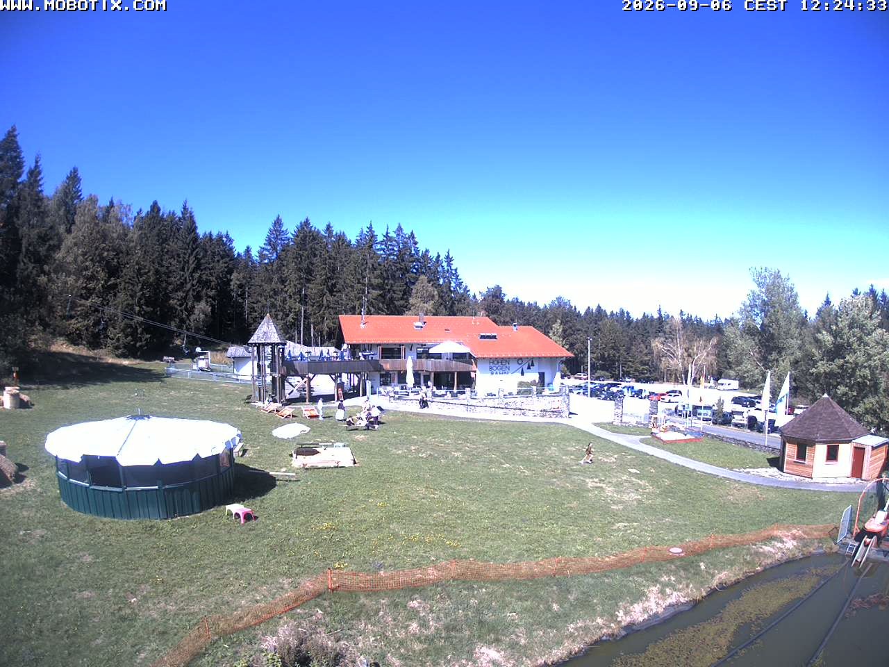 Archiv Foto Webcam Blick zur Talstation am Hohenbogen