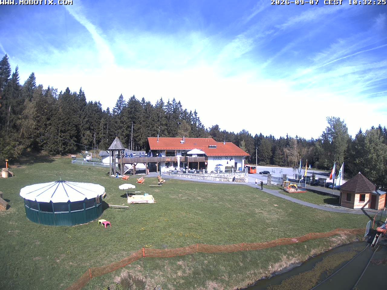 Archived image Webcam Hohenbogen: View Base Station