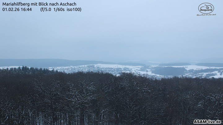 Archiv Foto Webcam Aschach - Mariahilfberg