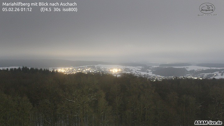 Archiv Foto Webcam Aschach - Mariahilfberg