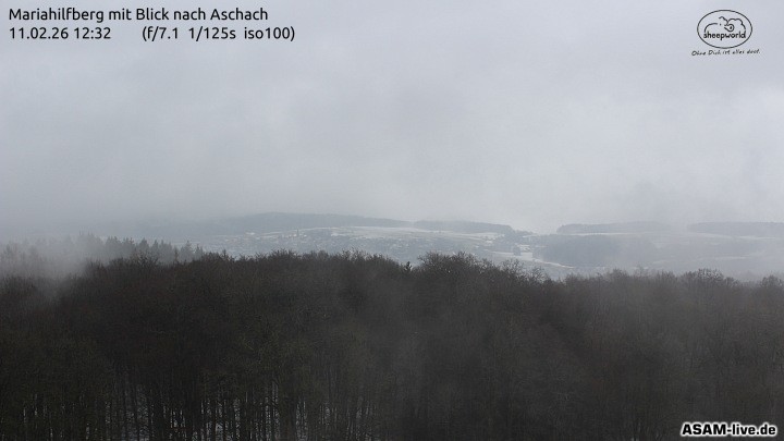 Archiv Foto Webcam Aschach - Mariahilfberg