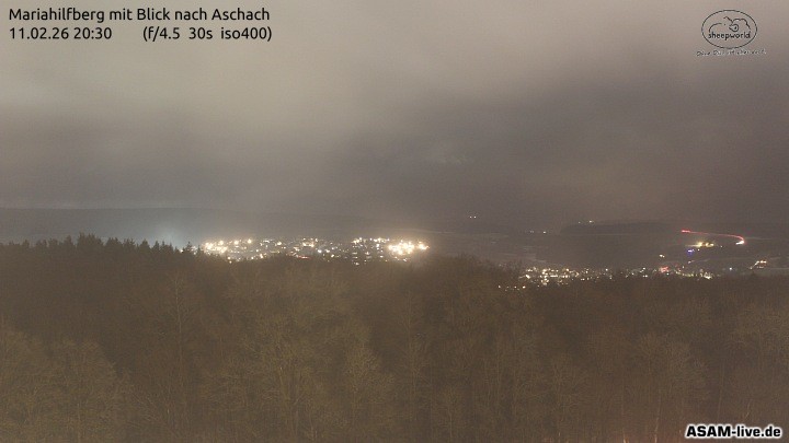 Archiv Foto Webcam Aschach - Mariahilfberg