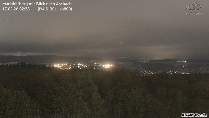 Archiv Foto Webcam Aschach - Mariahilfberg
