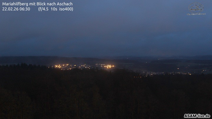 Archiv Foto Webcam Aschach - Mariahilfberg