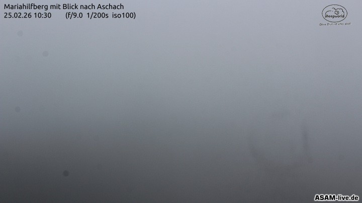 Archiv Foto Webcam Aschach - Mariahilfberg