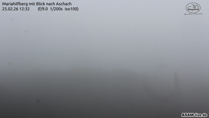 Archiv Foto Webcam Aschach - Mariahilfberg