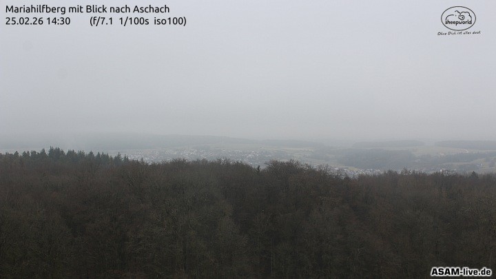 Archiv Foto Webcam Aschach - Mariahilfberg