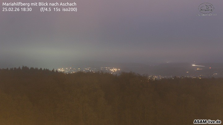 Archiv Foto Webcam Aschach - Mariahilfberg