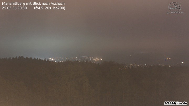 Archiv Foto Webcam Aschach - Mariahilfberg
