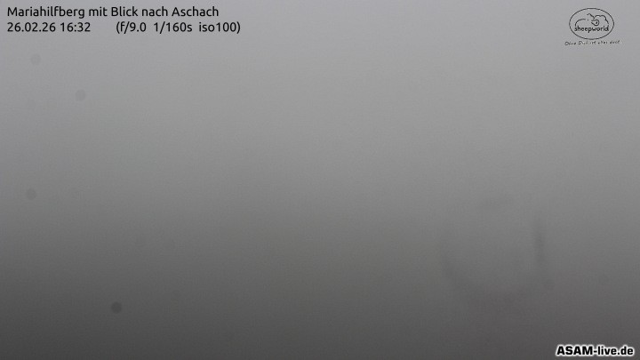 Archived image Webcam Mariahilfberg Mountain Aschach