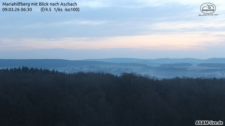Archiv Foto Webcam Aschach - Mariahilfberg