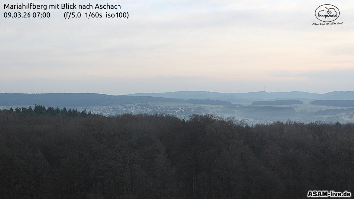 Archiv Foto Webcam Aschach - Mariahilfberg