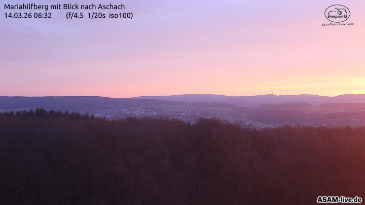 Archiv Foto Webcam Aschach - Mariahilfberg