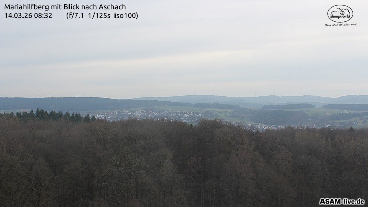 Archiv Foto Webcam Aschach - Mariahilfberg