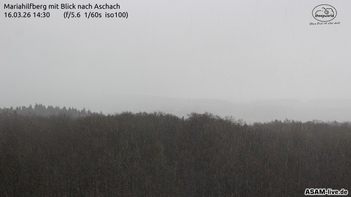 Archiv Foto Webcam Aschach - Mariahilfberg