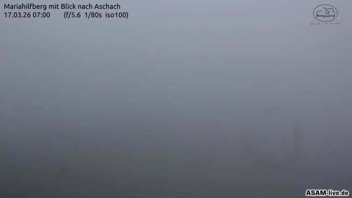 Archiv Foto Webcam Aschach - Mariahilfberg