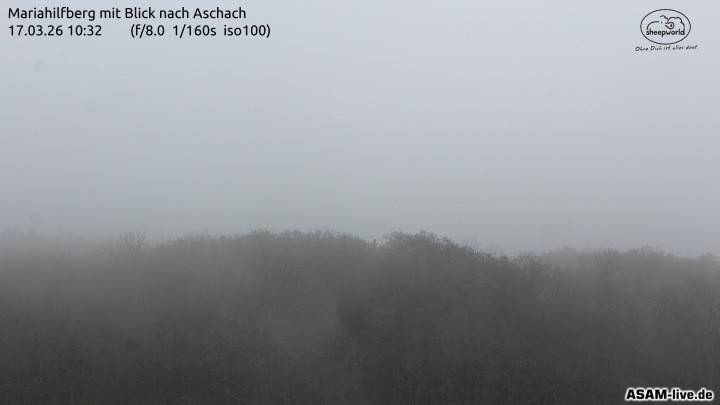 Archiv Foto Webcam Aschach - Mariahilfberg