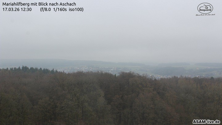 Archiv Foto Webcam Aschach - Mariahilfberg