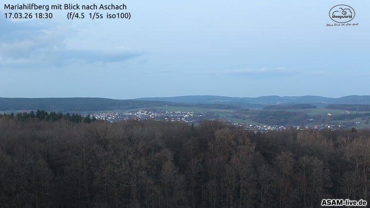 Archiv Foto Webcam Aschach - Mariahilfberg