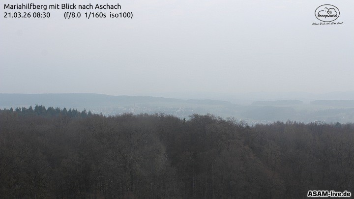 Archiv Foto Webcam Aschach - Mariahilfberg