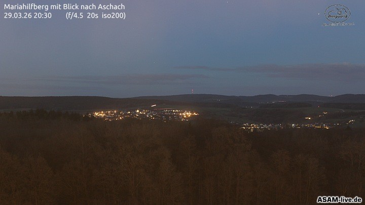 Archiv Foto Webcam Aschach - Mariahilfberg