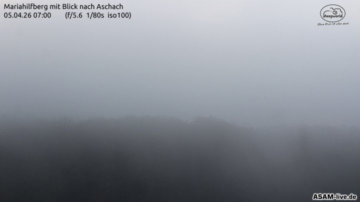 Archiv Foto Webcam Aschach - Mariahilfberg