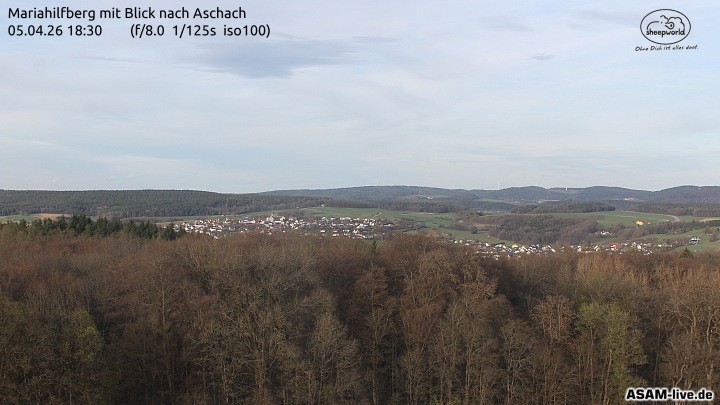 Archiv Foto Webcam Aschach - Mariahilfberg